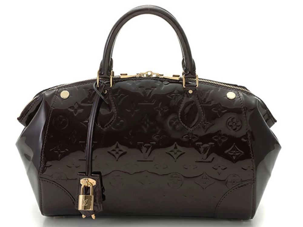 Louis Vuitton Handbag Vernis Santa Monica Amarante Purple